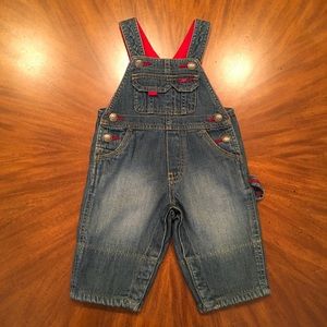 🐴Genuine Kids Baby Boy Denim Overall Size 3M🐴